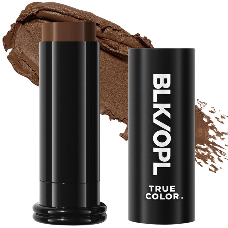 Black Opal BLK/OPL Skin Perfecting Foundation Stick, SPF 15 Buildable & Blendable Face Foundation Makeup with Matte Finish - Full Coverage, Color Correcting & Sculpting - Hypoallergenic (Ebony Brown) - Image 1